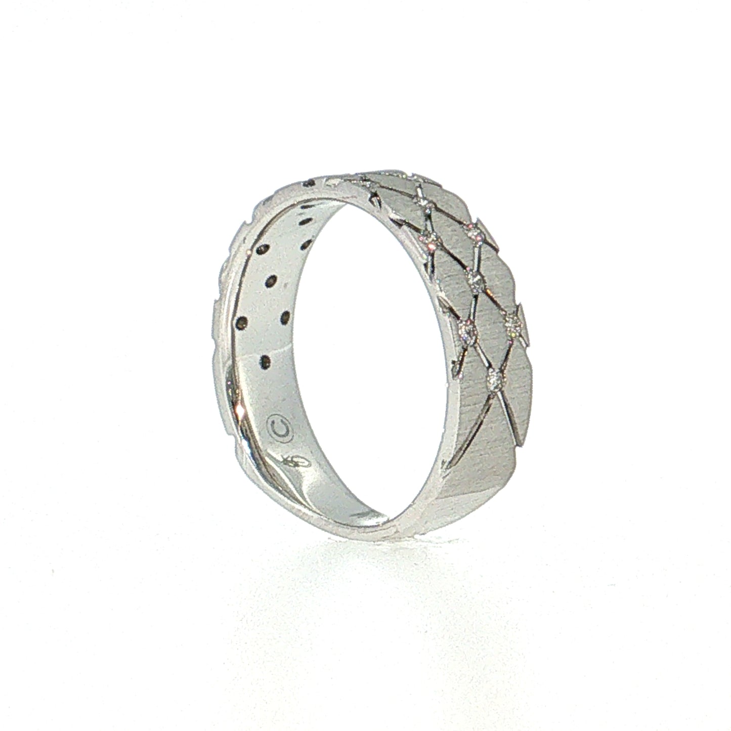 .25 Diamond Stacking Ring 14k White Gold