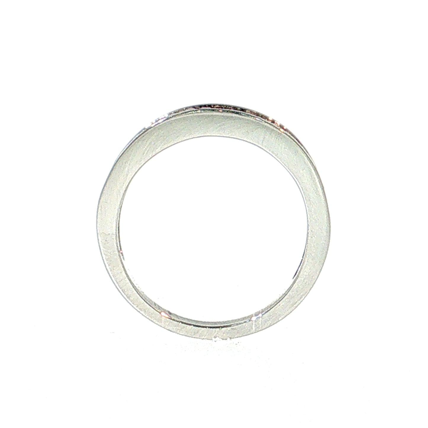 1.13 Ruby Baguette Half-Eternity Band 18k White Gold