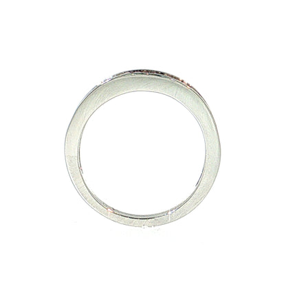 1.13 Ruby Baguette Half-Eternity Band 18k White Gold