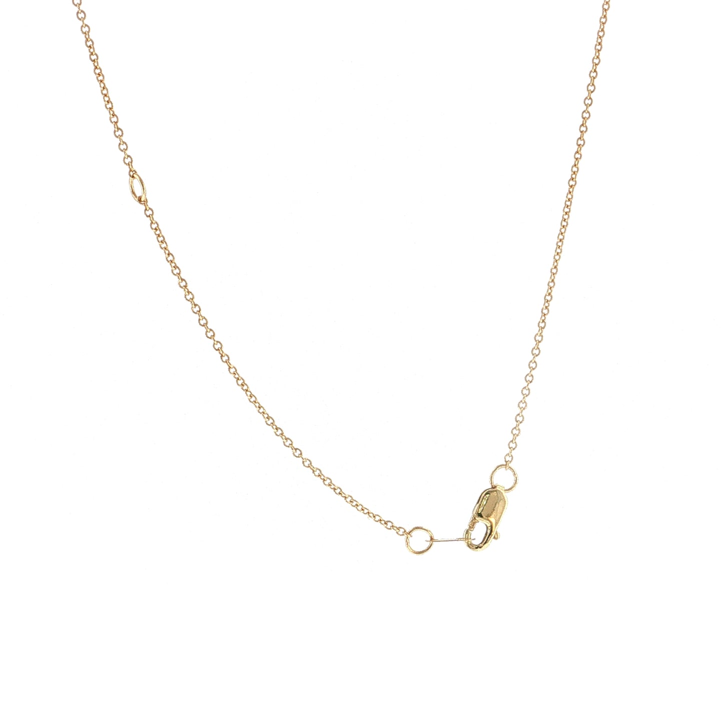 2.35 Marquise Garnet Pendant Necklace 14k Yellow Gold