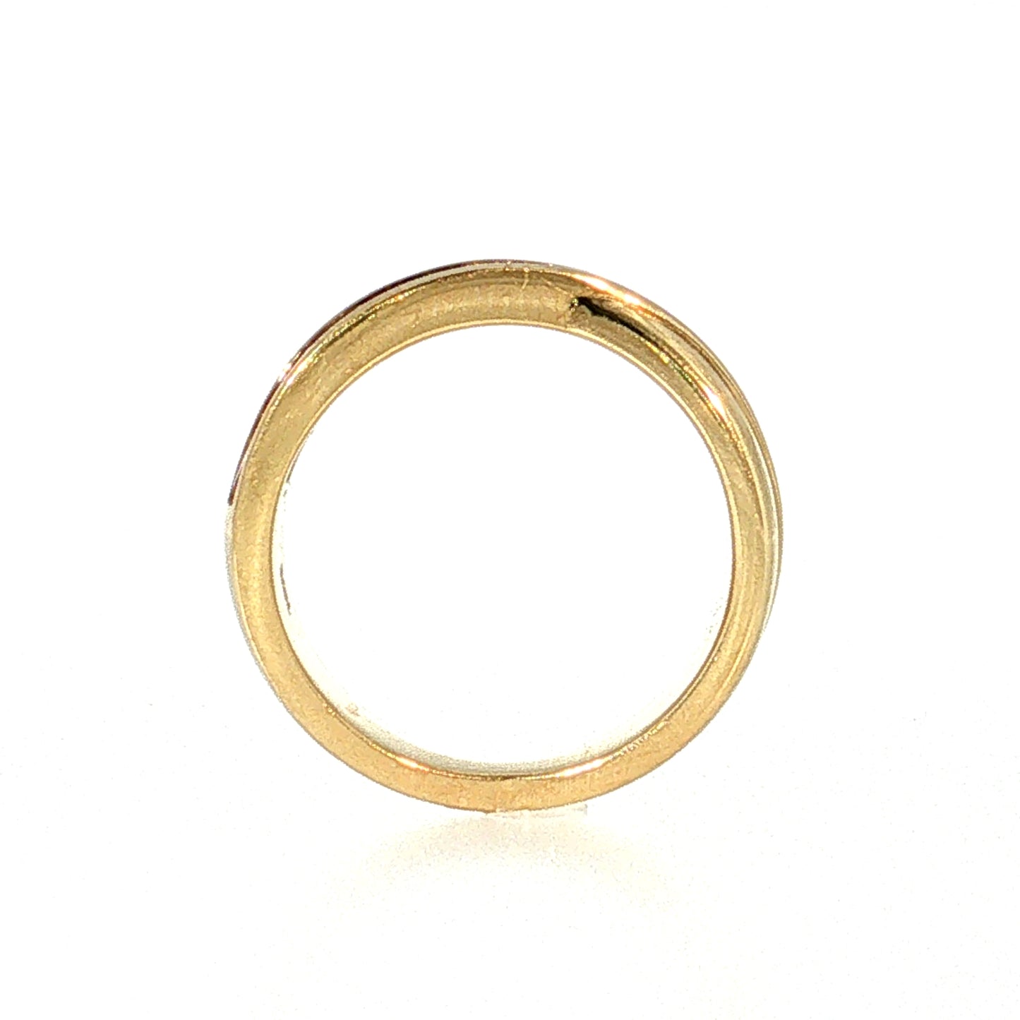 Ruby Baguette Bypass Stacking Ring 18k
