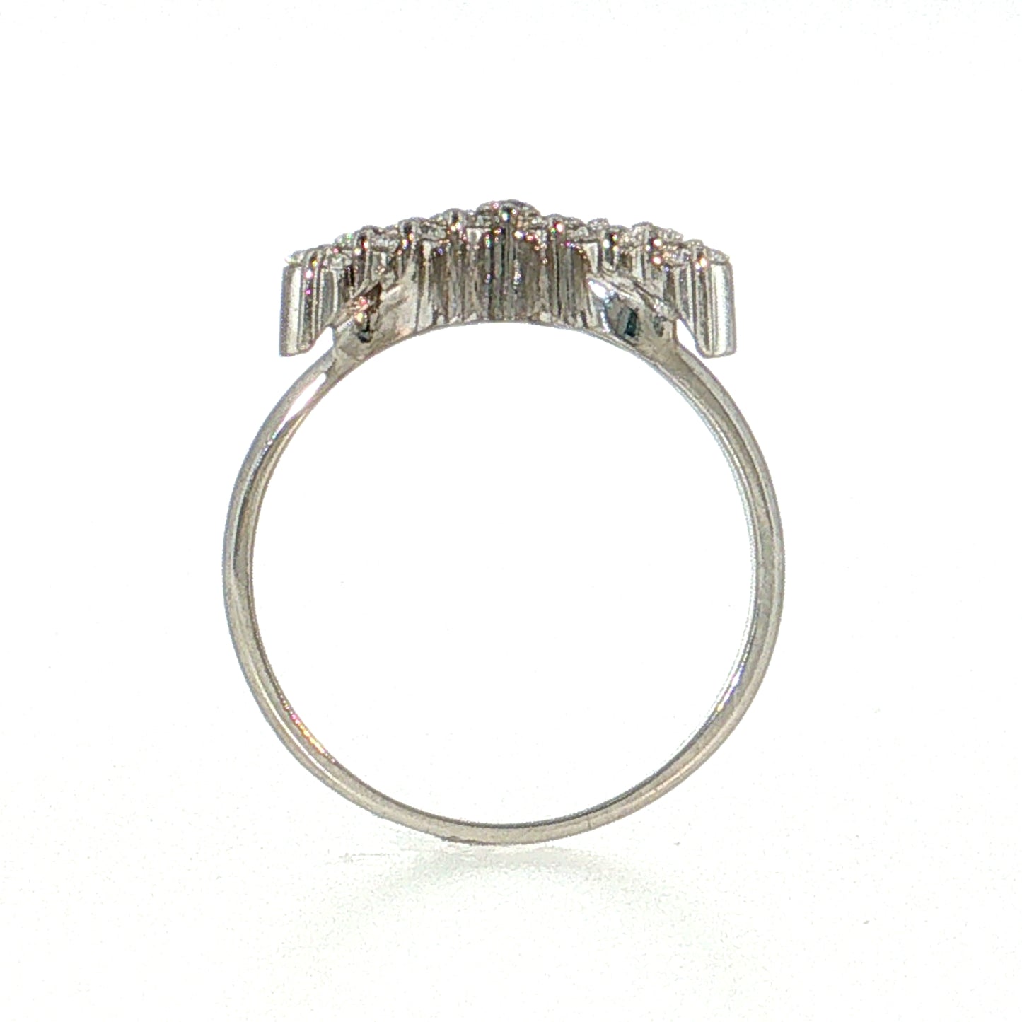 .47 Diamond Contoured Wedding Band Platinum