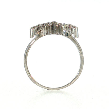 .47 Diamond Contoured Wedding Band Platinum