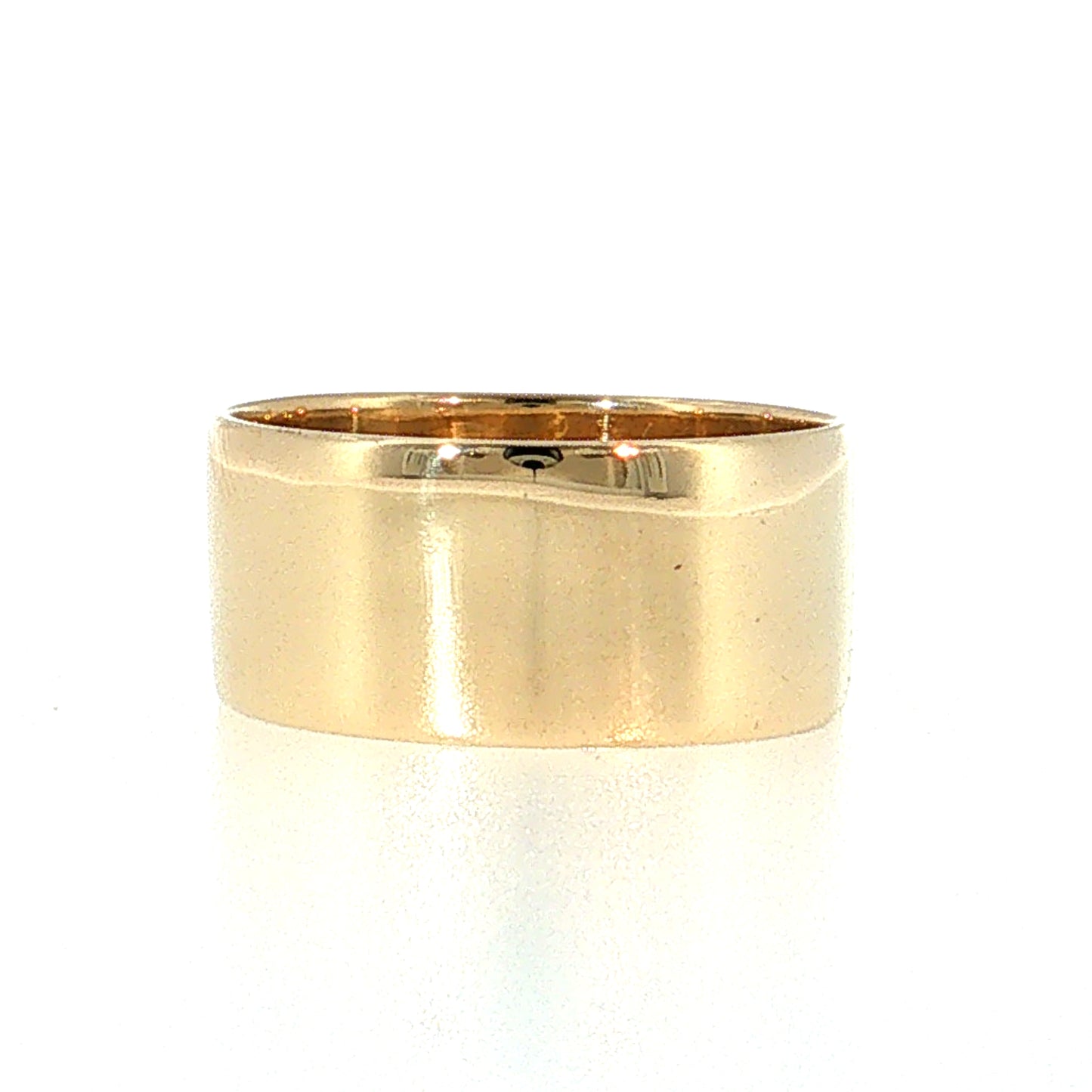 Men's 9.5mm Wedding Band 14k Yellow Gold