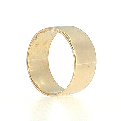 Men's 9.5mm Wedding Band 14k Yellow Gold