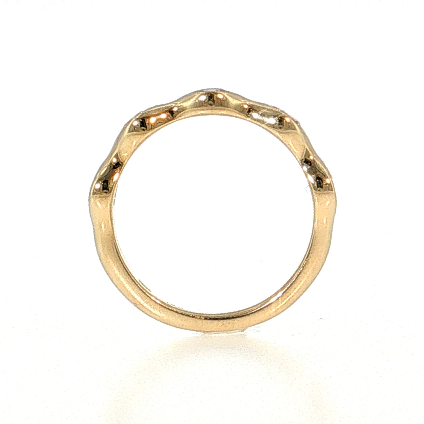 .61 Diamond Stacking Band 14k Yellow Gold
