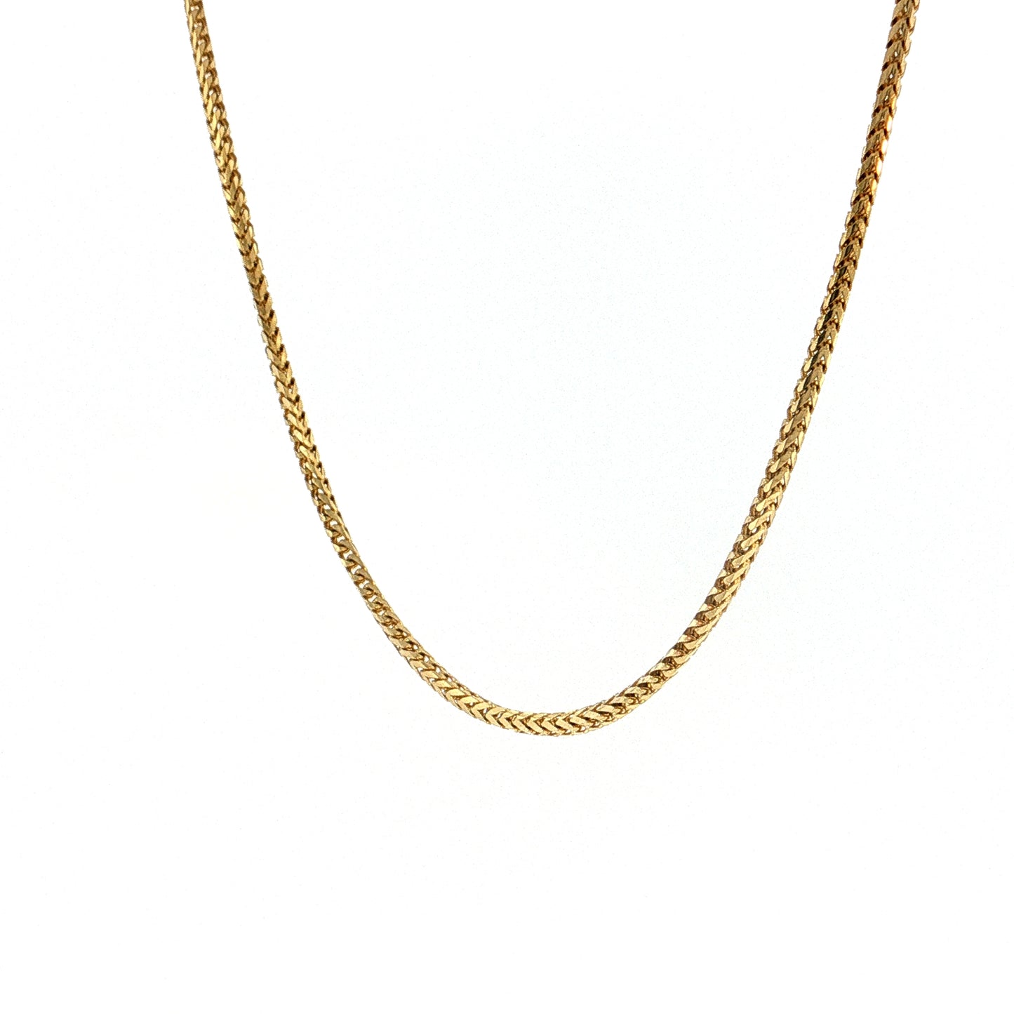 16" Snake Chain Necklace 14k Yellow Gold