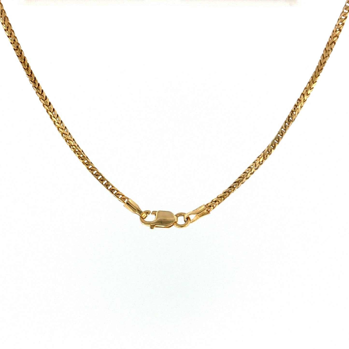 16" Snake Chain Necklace 14k Yellow Gold