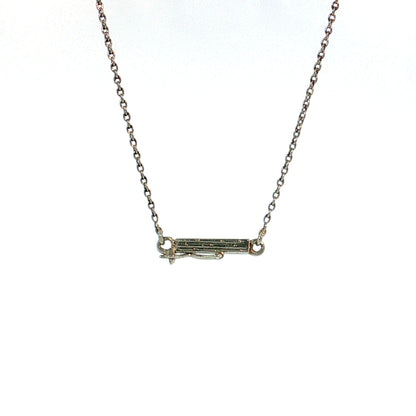 .03 Antique Art Deco Diamond Filigree Pendant 14k White Gold