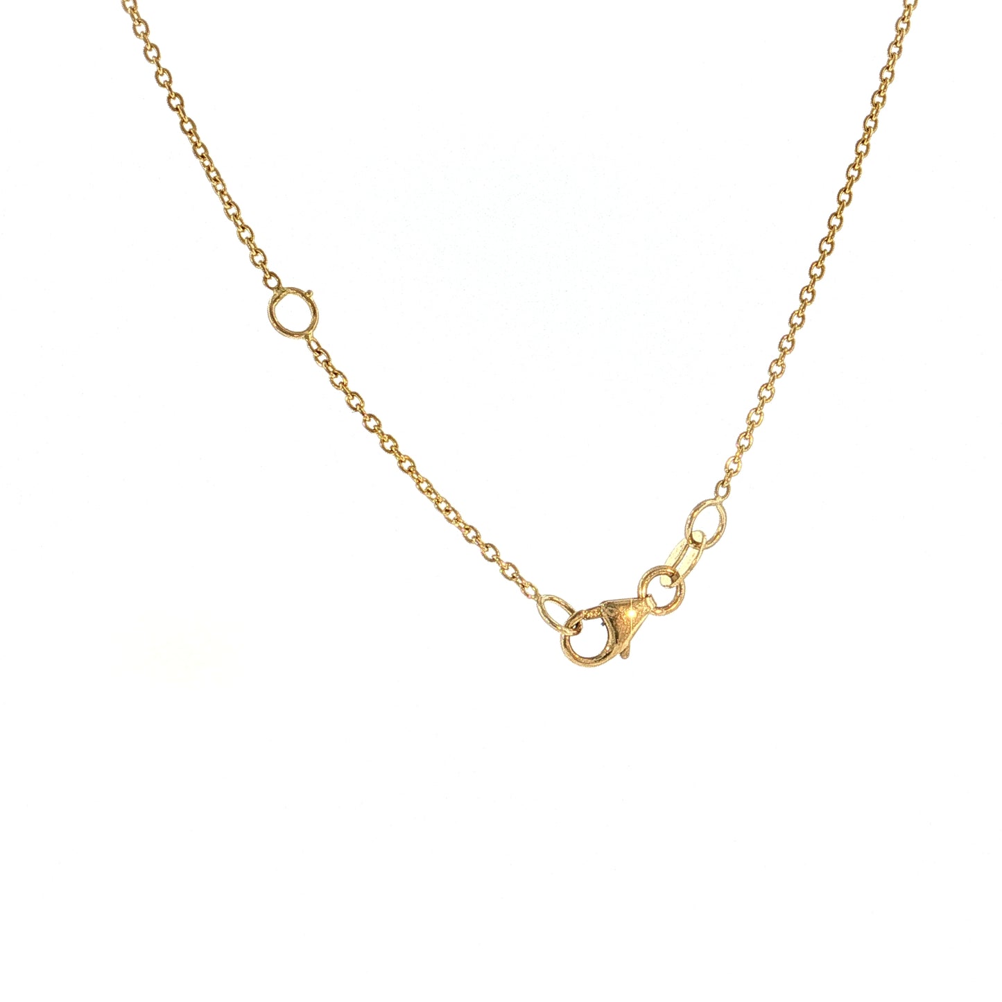 Victorian Seed Pearl Horseshoe Pendant 14k Yellow Gold
