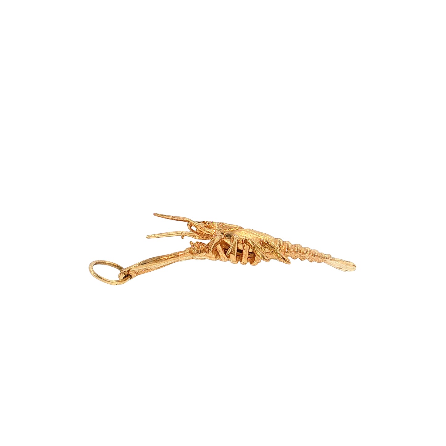 Lobster Charm 14k Rose Gold