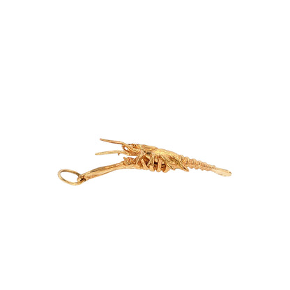 Lobster Charm 14k Rose Gold