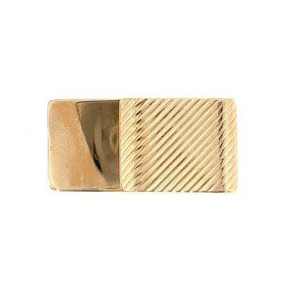Vintage Mid-Century Money Clip 14k Yellow Gold