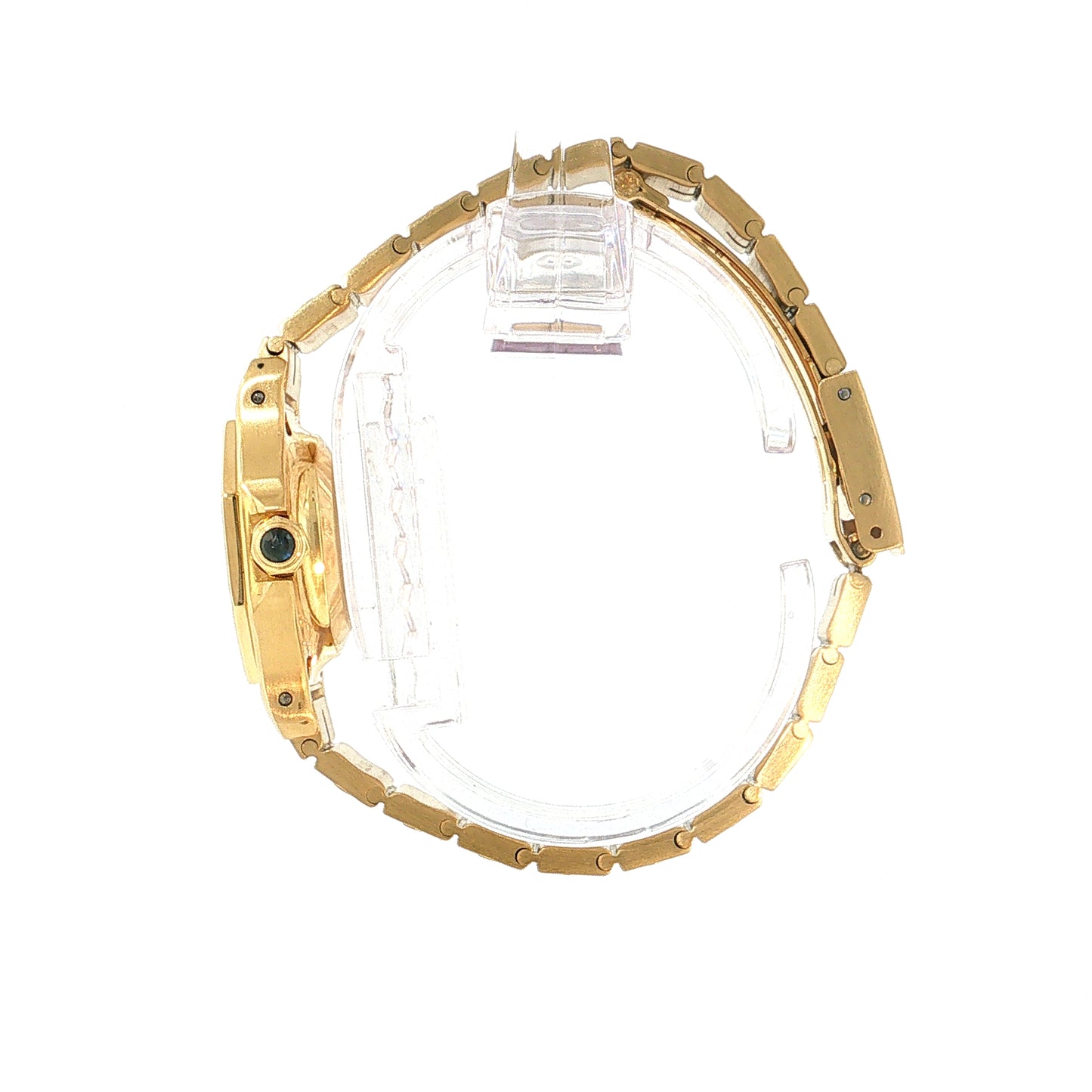Cartier Santos Octagon Watch Automatic 18k Yellow Gold