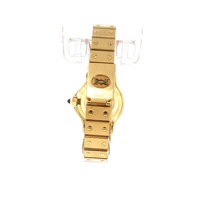Cartier Santos Octagon Watch Automatic 18k Yellow Gold