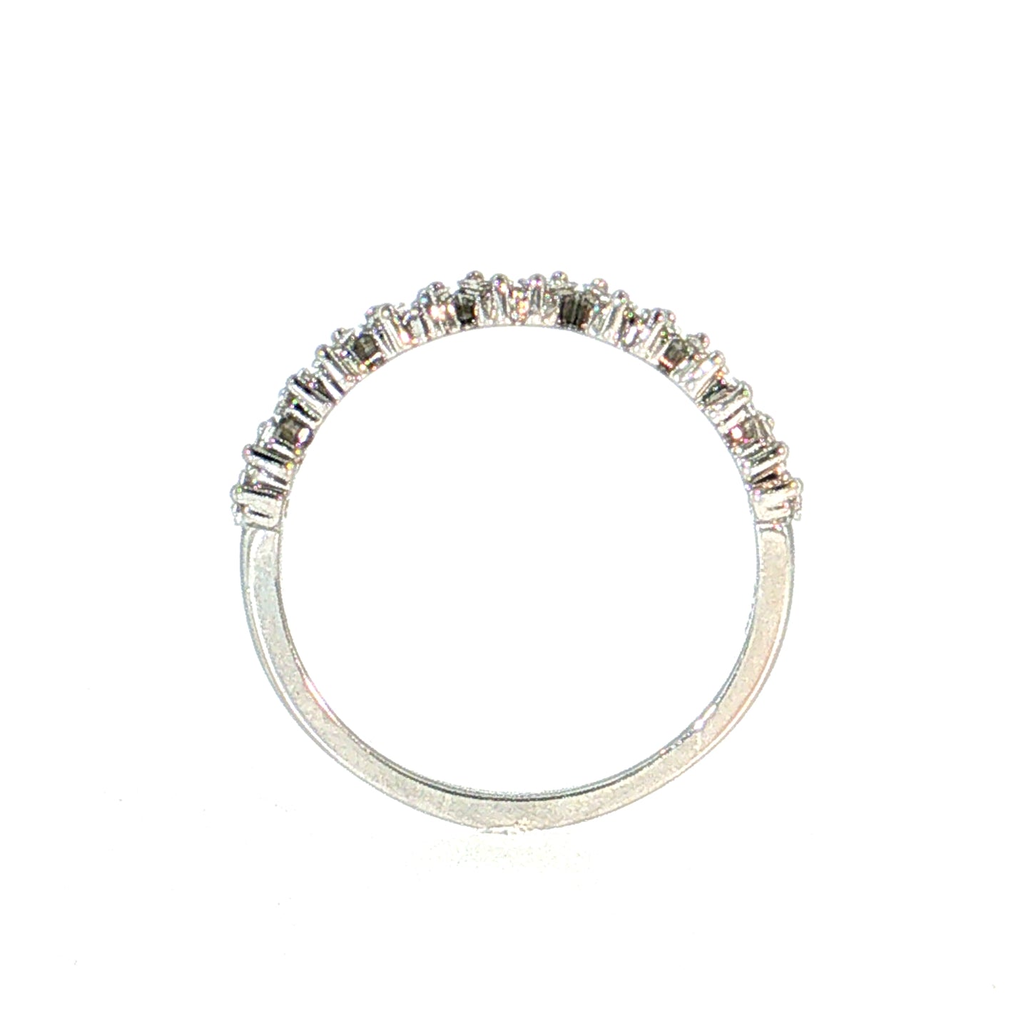 .50 Baguette Diamond Wedding Band 14k White Gold
