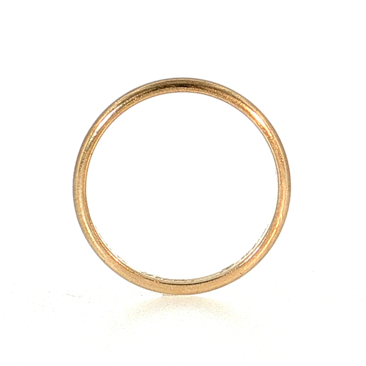 Vintage Mid-Century European Wedding Band 14k Yellow Gold