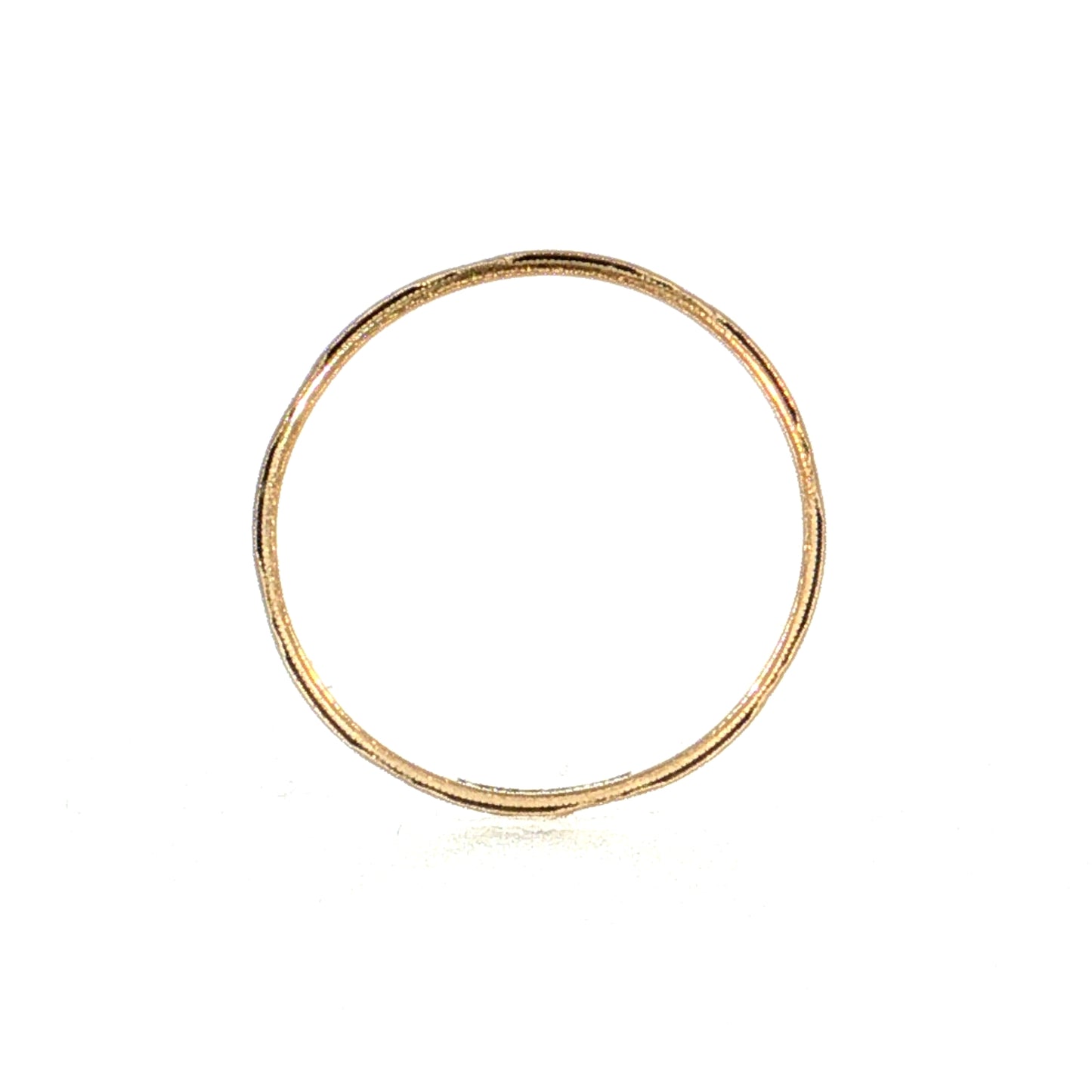 Vintage Mid-Century Floral Engraved Wedding Band 14k