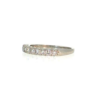 .23 Vintage Mid-Century Diamond Wedding Band Platinum