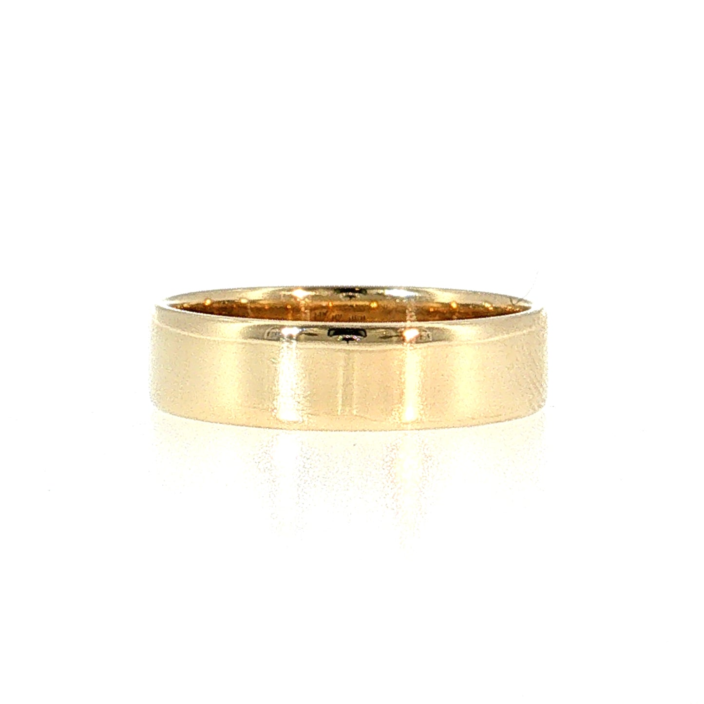 Vintage 1950's Men's Wedding Band 14k Yellow Gold
