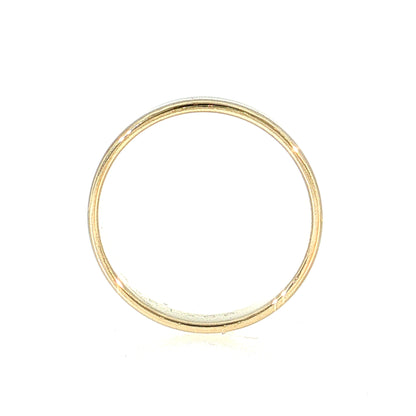 Vintage 1950's Men's Wedding Band 14k Yellow Gold