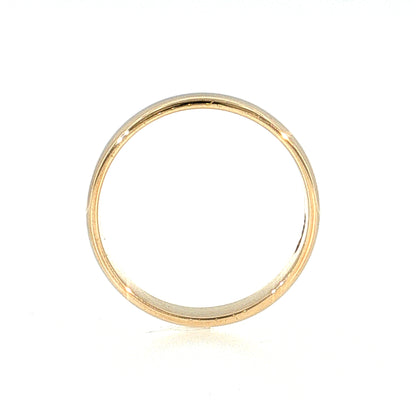 5mm Euro Men's Wedding Band 14k Yellow Gold