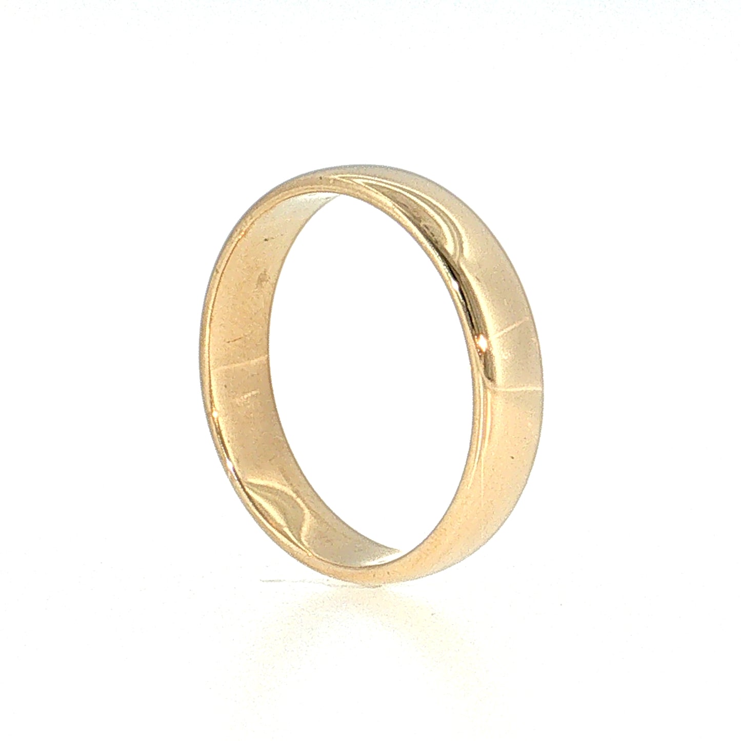 5mm Euro Men's Wedding Band 14k Yellow Gold