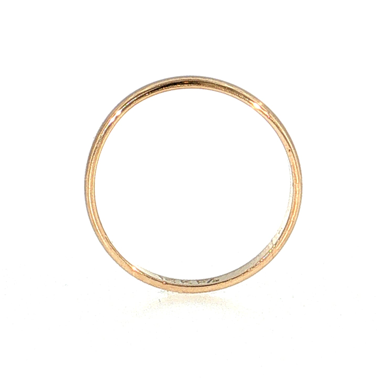 2.5mm Euro Wedding Band 14k Yellow Gold