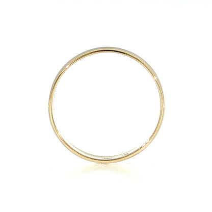 5mm Men's Euro Wedding Band 14k Yellow Gold