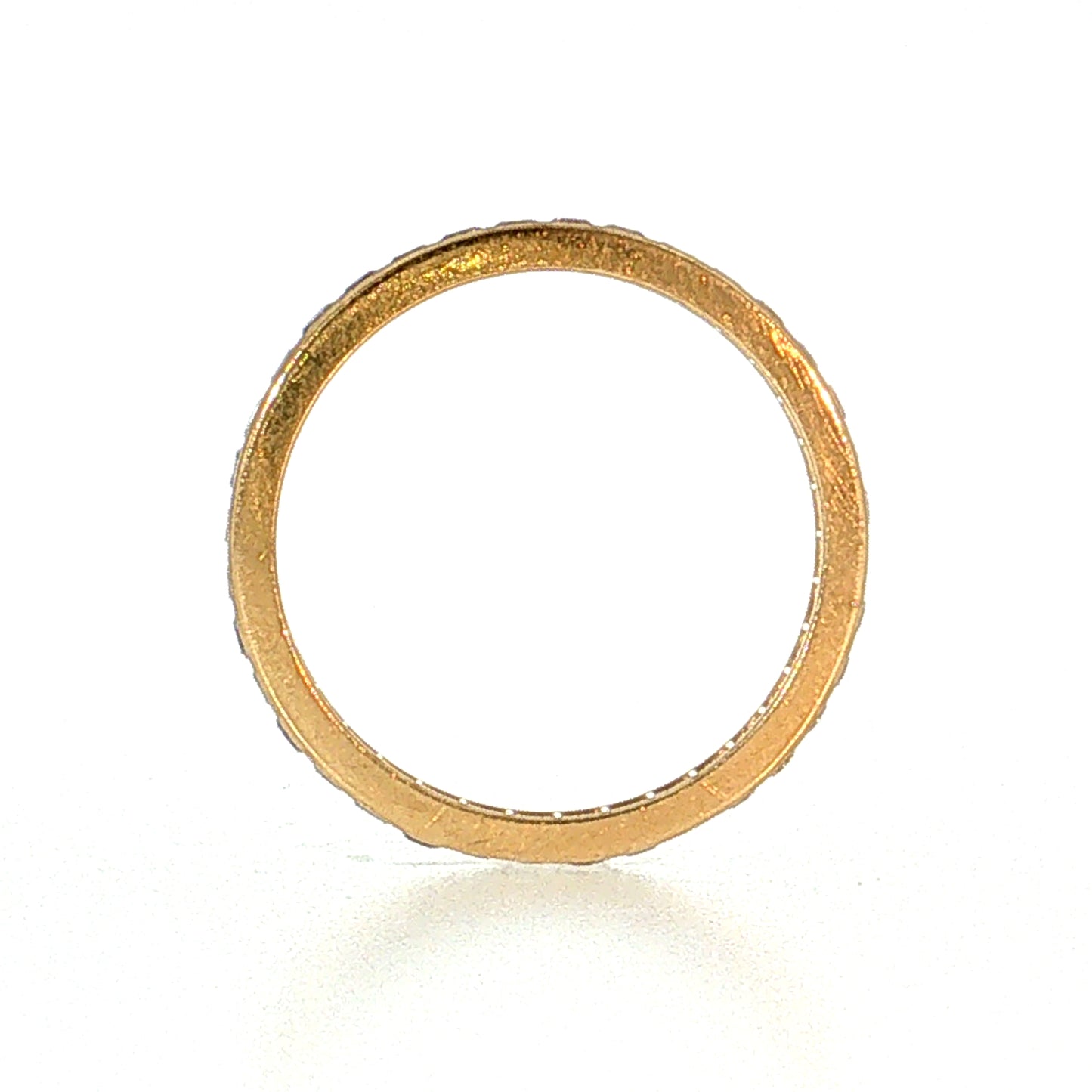 1.08 Diamond Eternity Wedding Band 14k Yellow Gold