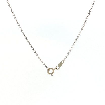 .12 Antique Art Deco Diamond Pendant Necklace 18k & 14k White Gold