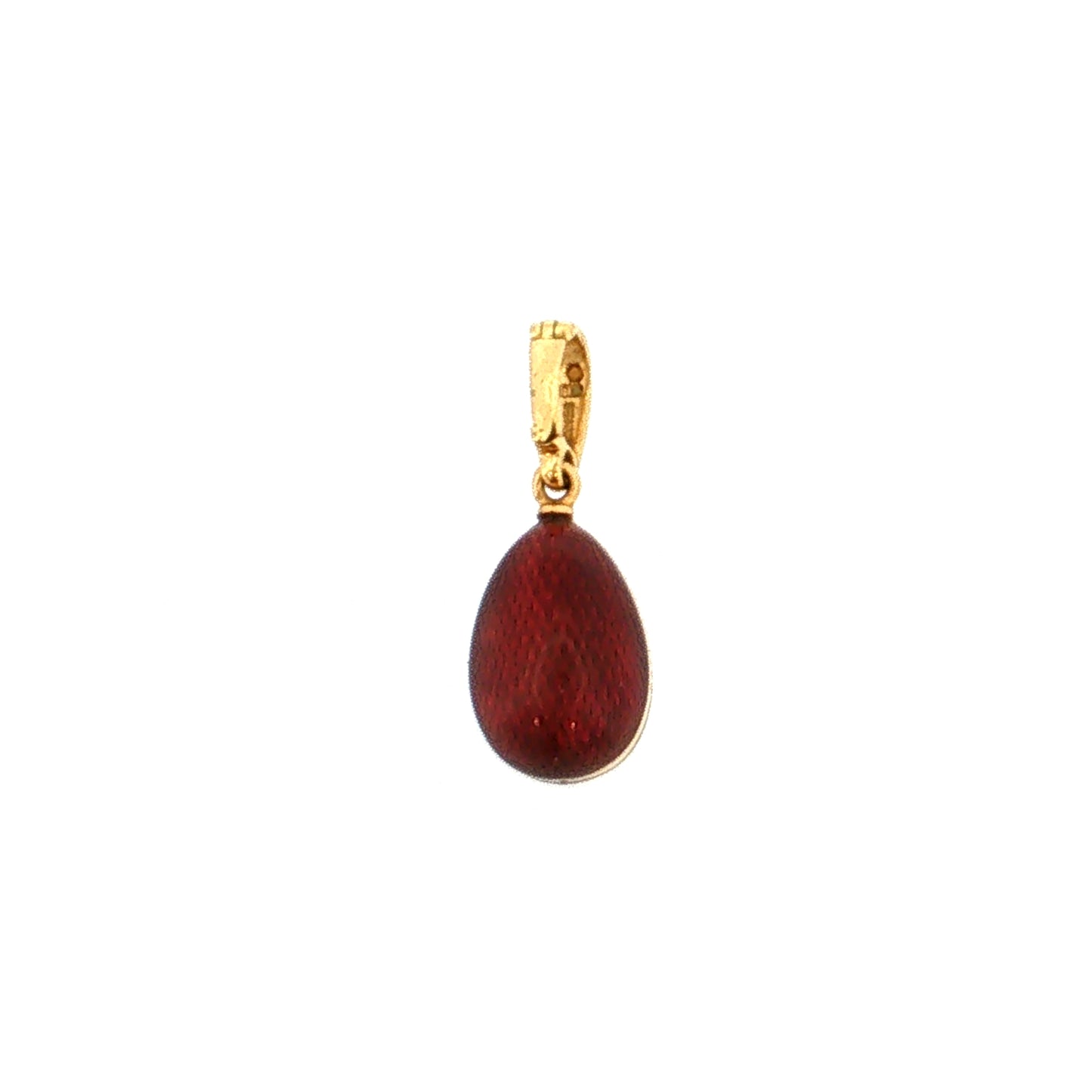 Faberge Egg Charm 18k Yellow Gold
