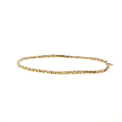 Byzantine Chain Bracelet 14k Yellow Gold