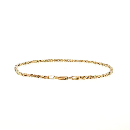 Byzantine Chain Bracelet 14k Yellow Gold