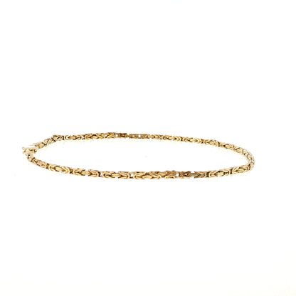 Byzantine Chain Bracelet 14k Yellow Gold