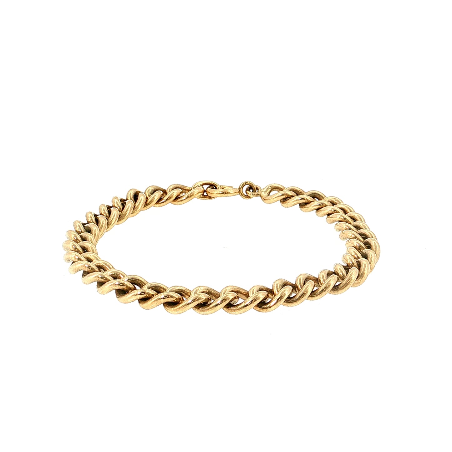 Curb Link Chain Bracelet 14k Yellow Gold