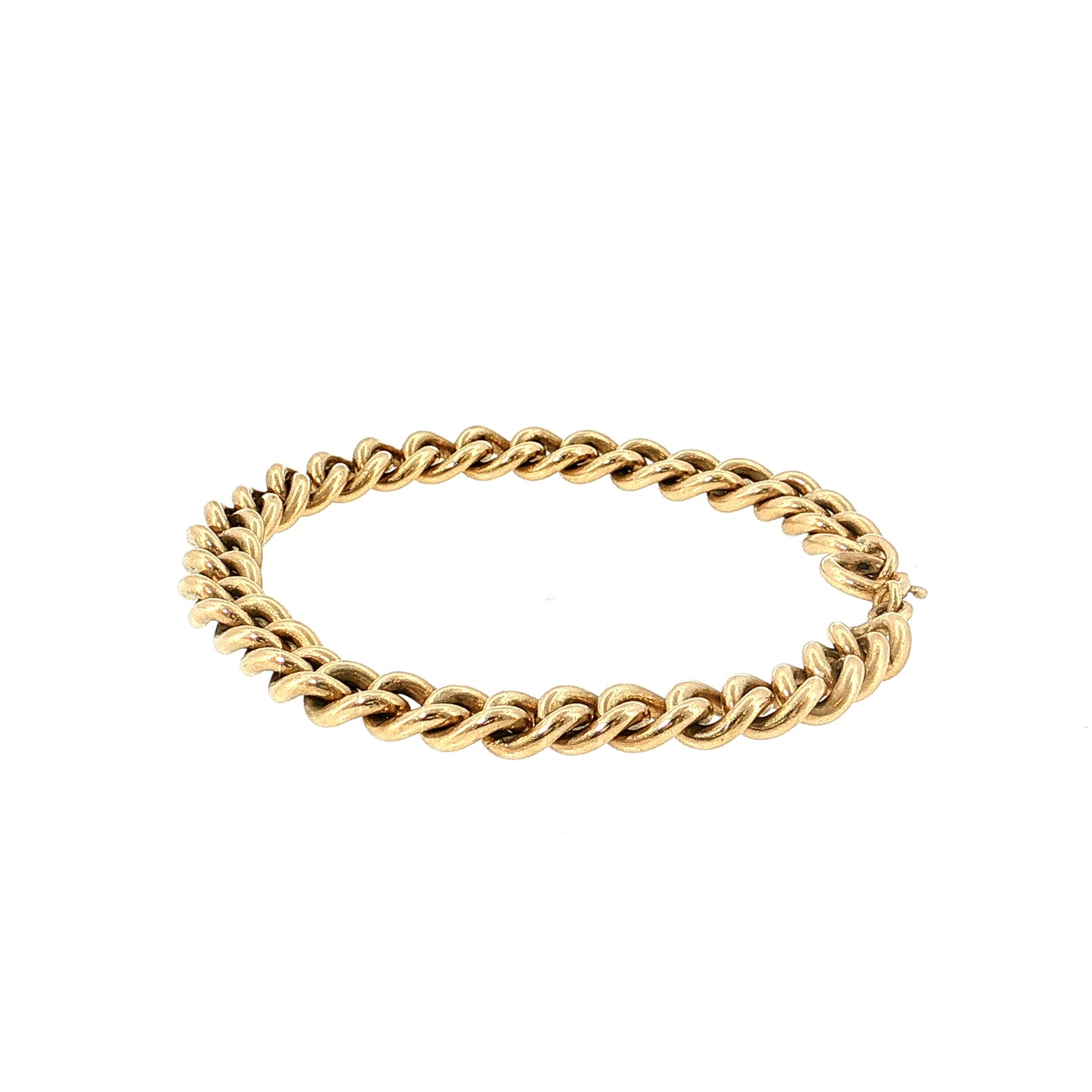 Curb Link Chain Bracelet 14k Yellow Gold