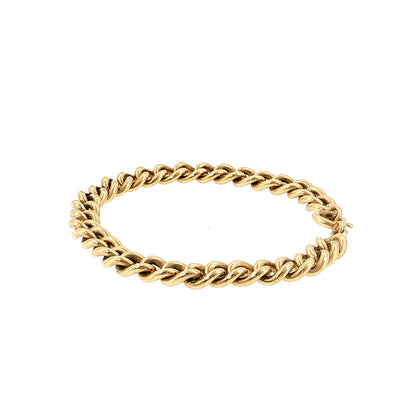 Curb Link Chain Bracelet 14k Yellow Gold