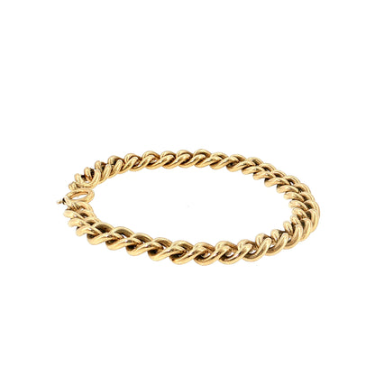 Curb Link Chain Bracelet 14k Yellow Gold