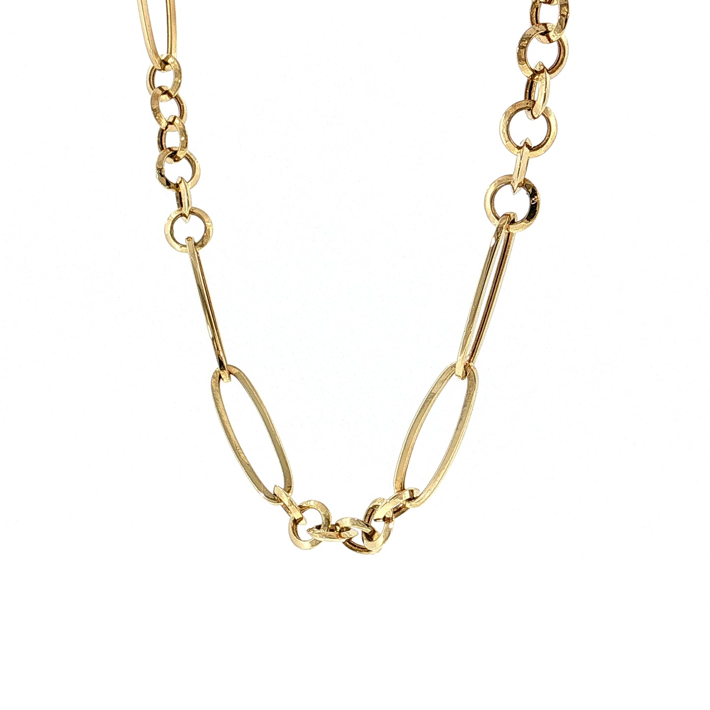 16 Inch Link Chain Necklace 14k Yellow Gold