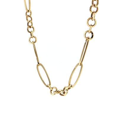 16 Inch Link Chain Necklace 14k Yellow Gold