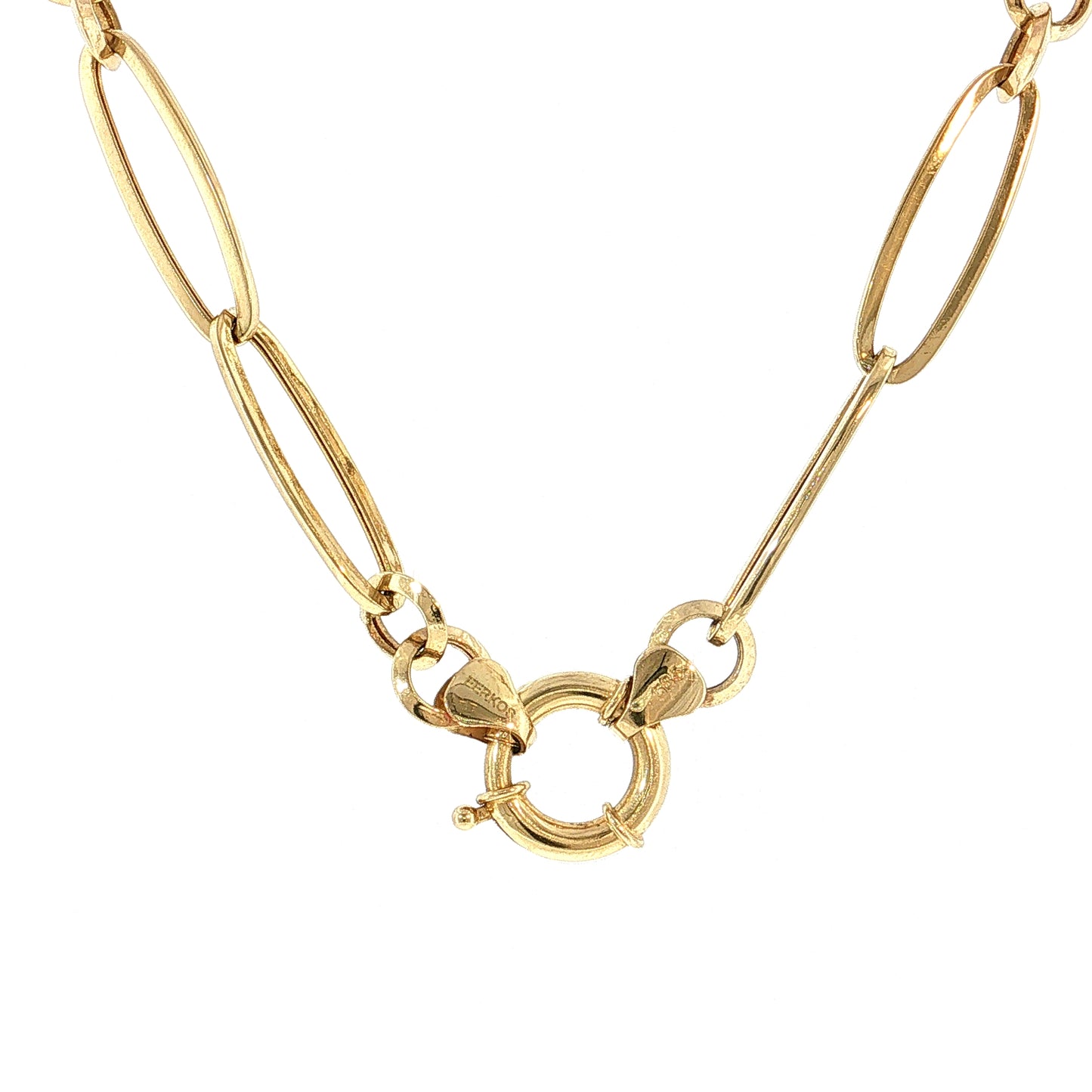16 Inch Link Chain Necklace 14k Yellow Gold