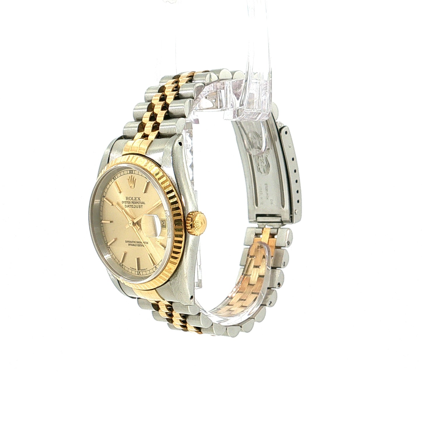 Rolex Datejust 16233 36mm Two-Tone 18k Yellow Gold