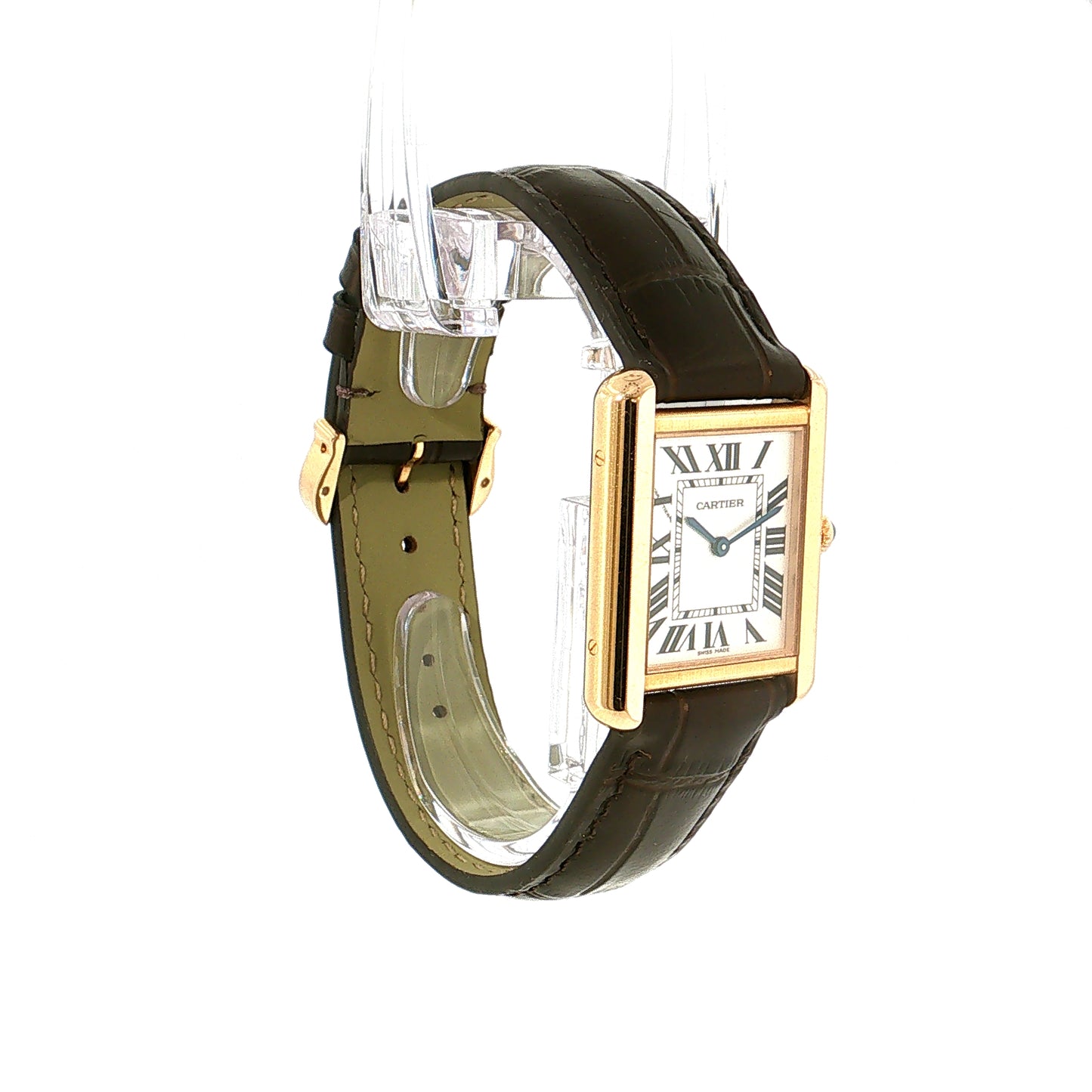 Cartier Tank Solo Medium 18k Gold & Steel