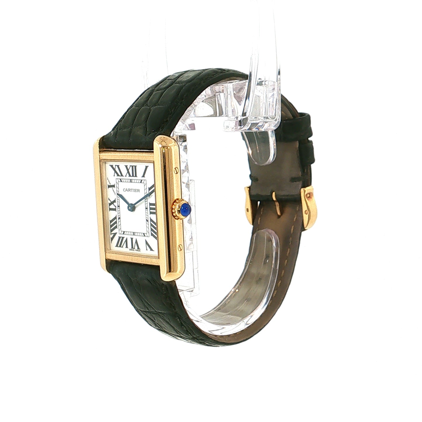 Cartier Tank Solo Medium 18k Gold Watch