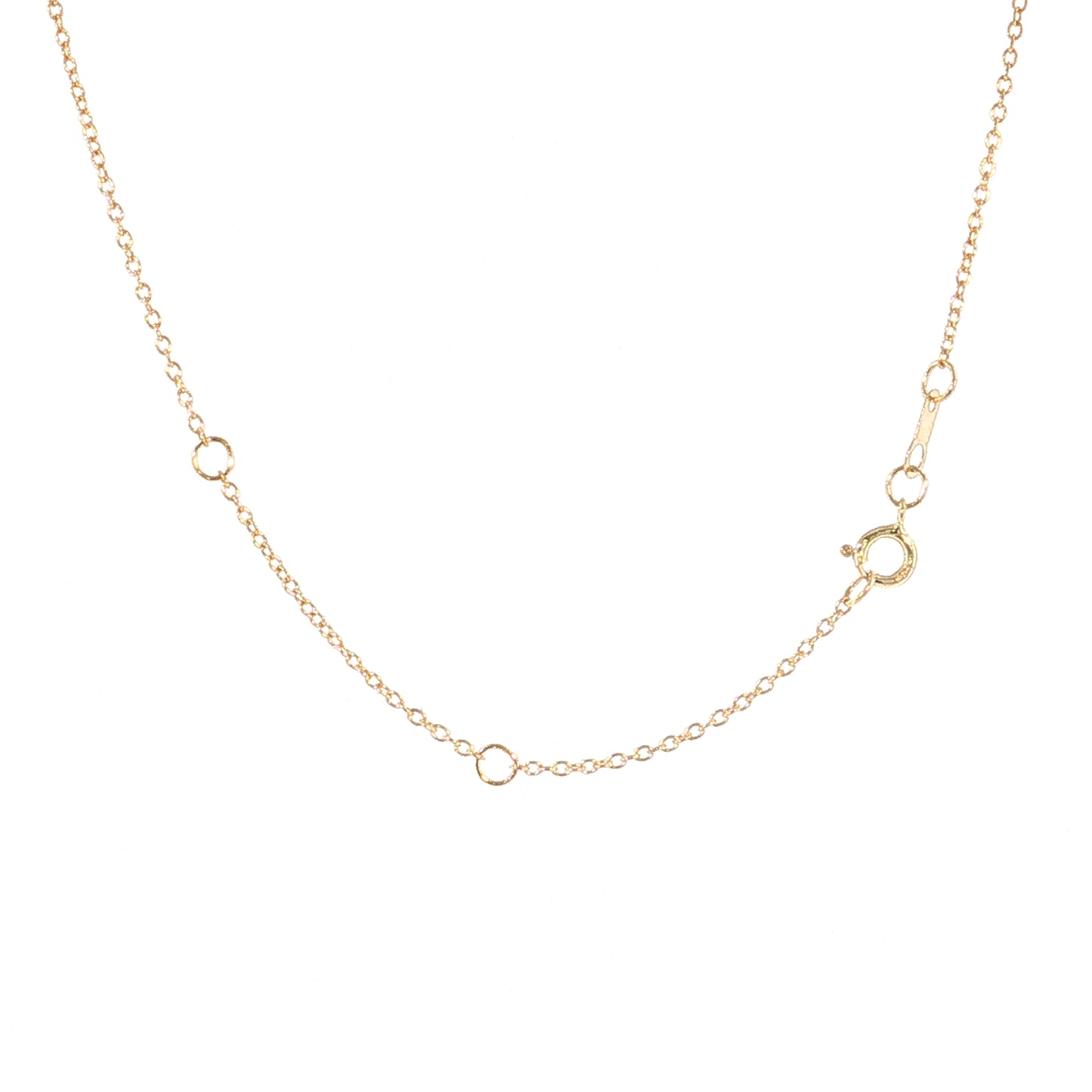 Vintage Mid-Century Fluted Heart Pendant Necklace 14k