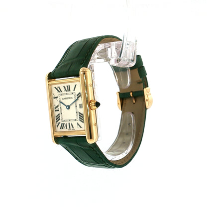 Cartier Tank Louis Watch 2441 18k Yellow Gold