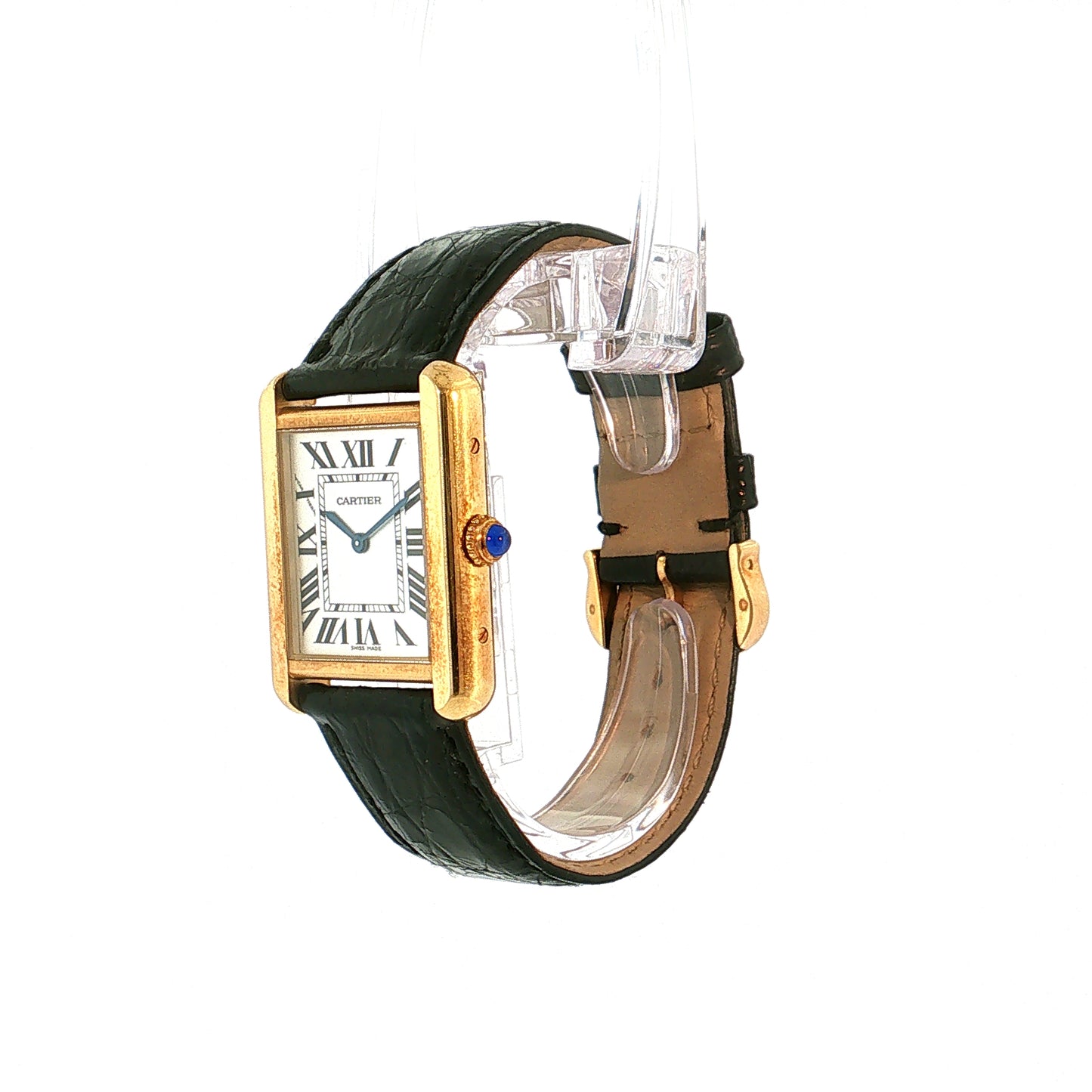 Cartier Tank Solo Medium 18k Yellow Gold & Steel