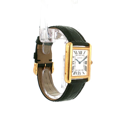 Cartier Tank Solo Medium 18k Yellow Gold & Steel