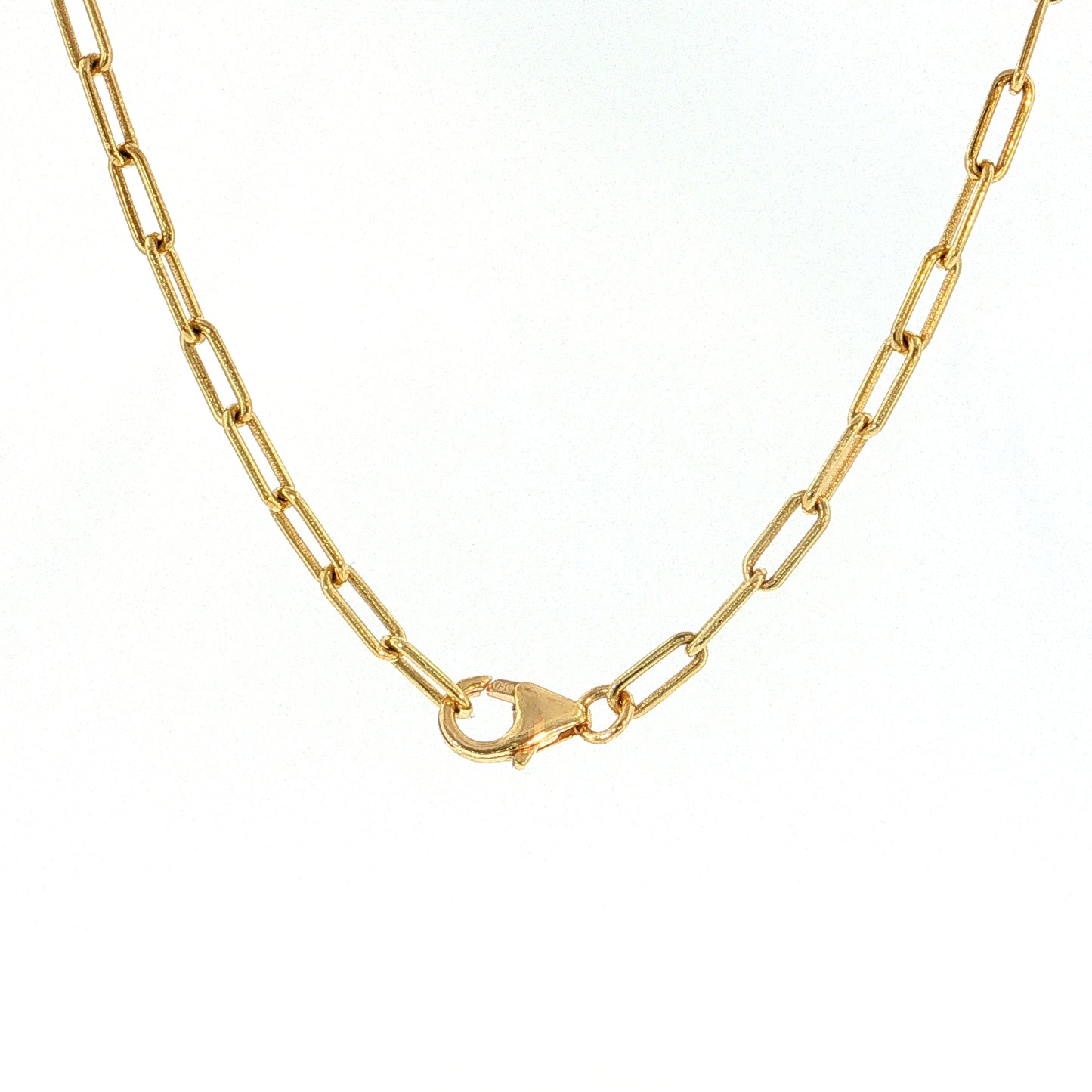 4.88 Mixed Cut Diamond Drop Necklace 18k Yellow Gold